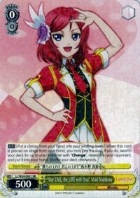 "Our LIVE, the LIFE with You" Maki Nishikino (V.1 - Double Rare) - Love Live!