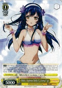 "With a Summer Smile 1,2,Jump!" u's (V.4 - Rare) - Love Live!