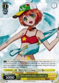 "With a Summer Smile 1,2,Jump!" u's (V.5 - Rare) - Love Live!