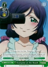 Everyone at the Beach - Love Live!