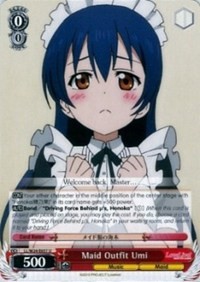Maid Outfit Umi - Love Live!
