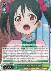 Otonokizaka High 3rd Year, Nico (V.1 - Rare) - Love Live!