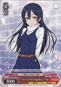 "Let's Go Out Together~" Umi - Love Live! DX