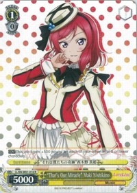 "That's Our Miracle" Maki Nishikino (V.1 - Rare) - Love Live! DX