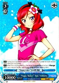 "Happy Maker!" Maki Nishikino (V.1 - Double Rare) - Love Live! Vol.2