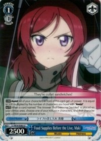 Food Supplies Before the Live, Maki - Love Live! Vol.2