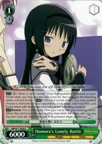 Homura's Lonely Battle - Puella Magi Madoka Magica