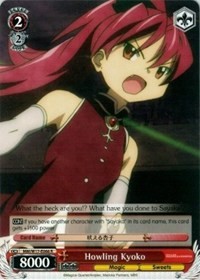 Howling Kyoko (V.1 - Rare) - Puella Magi Madoka Magica