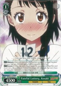 Fateful Lottery, Kosaki - Nisekoi: False Love