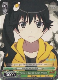 “What is Justice” Karen Araragi - Nisemonogatari