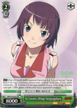 As Lovers, Hitagi Senjyogahara (V.1 - Double Rare) - Nisemonogatari