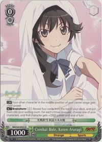 Combat Role, Karen Araragi (V.1 - Rare) - Nisemonogatari