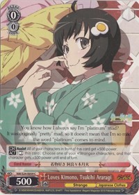 Loves Kimono, Tsukihi Araragi - Nisemonogatari