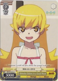 Shinobu Oshino in a Good Mood - Nisemonogatari