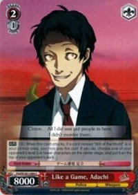 Like a Game, Adachi - Persona 4