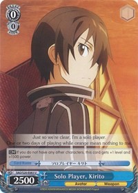 Solo Player, Kirito - Sword Art Online