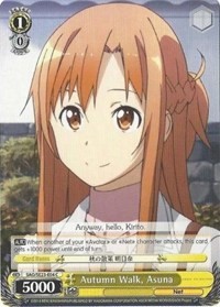 Autumn Walk, Asuna (V.1 - Common) - Sword Art Online II