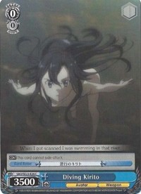 Diving Kirito (V.1 - Common) - Sword Art Online II