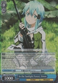 In the Sunlight Forest, Sinon (V.2 - Parallel Foil) - Sword Art Online II
