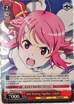 Mob Hunting Together, Lisbeth (V.1 - Common) - Sword Art Online II