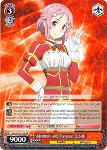 Adventure with Everyone, Lisbeth (V.1 - Double Rare) - Sword Art Online: Re:Edit