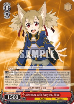 Adventure with Everyone, Silica (V.1 - Uncommon) - Sword Art Online: Re:Edit