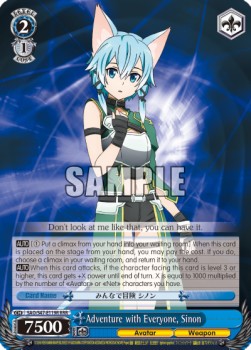 Adventure with Everyone, Sinon (V.2 - Triple Rare) - Sword Art Online: Re:Edit