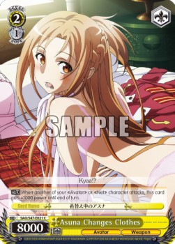Asuna Changes Clothes - Sword Art Online: Re:Edit