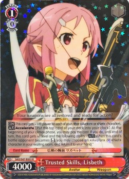 Trusted Skills, Lisbeth (V.1 - Rare) - Sword Art Online: Re:Edit