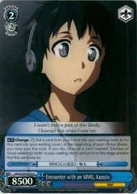 Encounter with an MMO, Kazuto - Sword Art Online: Vol.2