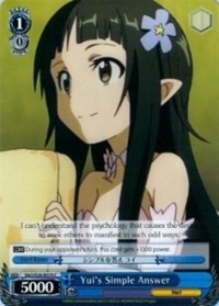 Yui's Simple Answer - Sword Art Online: Vol.2