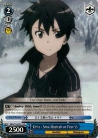 Kirito - Snow Mountain on Floor 55 - Sword Art Online