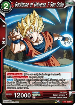 Backbone of Universe 7 Son Goku - The Tournament of Power