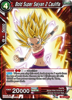 Bold Super Saiyan 2 Caulifla - The Tournament of Power