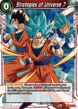 Strategies of Universe 7 - The Tournament of Power