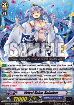 Velvet Voice, Raindear [G Format] (V.1 - Triple Rare) - Divas’ Festa