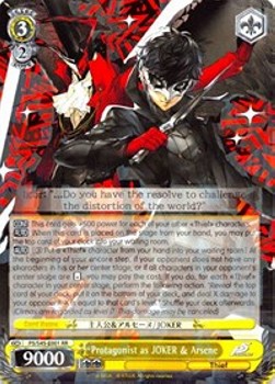 Protagonist as JOKER & Arsene (V.1 - Double Rare) - Persona 5