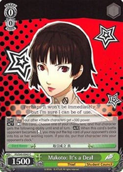 Makoto: It's a Deal - Persona 5