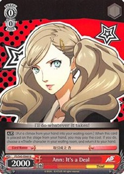 Ann: It's a Deal - Persona 5