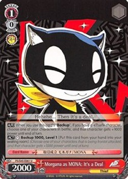 Morgana as MONA: It's a Deal - Persona 5