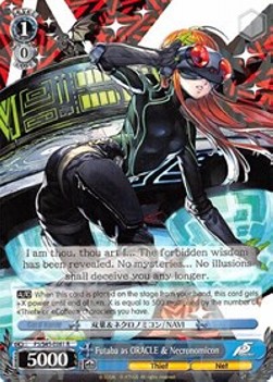 Futaba as ORACLE & Necronomicon (V.1 - Rare) - Persona 5