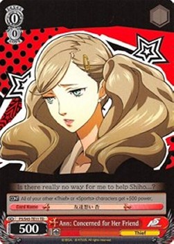 Ann: Concerned for Her Friend - Persona 5