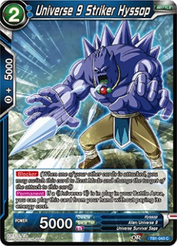 Universe 9 Striker Hyssop - The Tournament of Power