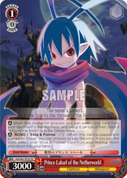 Prince Laharl of the Netherworld - Disgaea (Starter Deck)