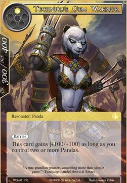 Technique Gem Warrior - Winds of the Ominous Moon