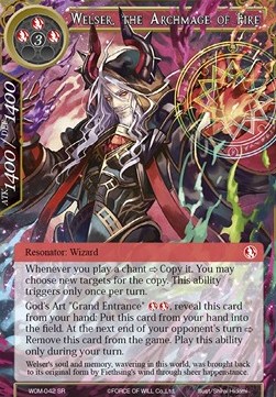 Welser, the Archmage of Fire - Winds of the Ominous Moon