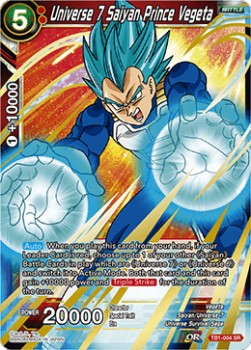 Universe 7 Saiyan Prince Vegeta (V.1 - Super Rare) - The Tournament of Power