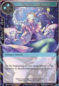 Praying Mermaid - Winds of the Ominous Moon