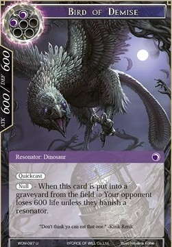 Bird of Demise - Winds of the Ominous Moon