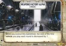 Weapons Factory Alpha - Cymoon 1 - Empire at War